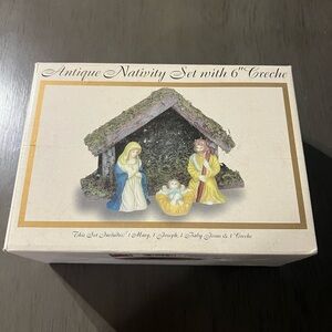 Antique Nativity Set